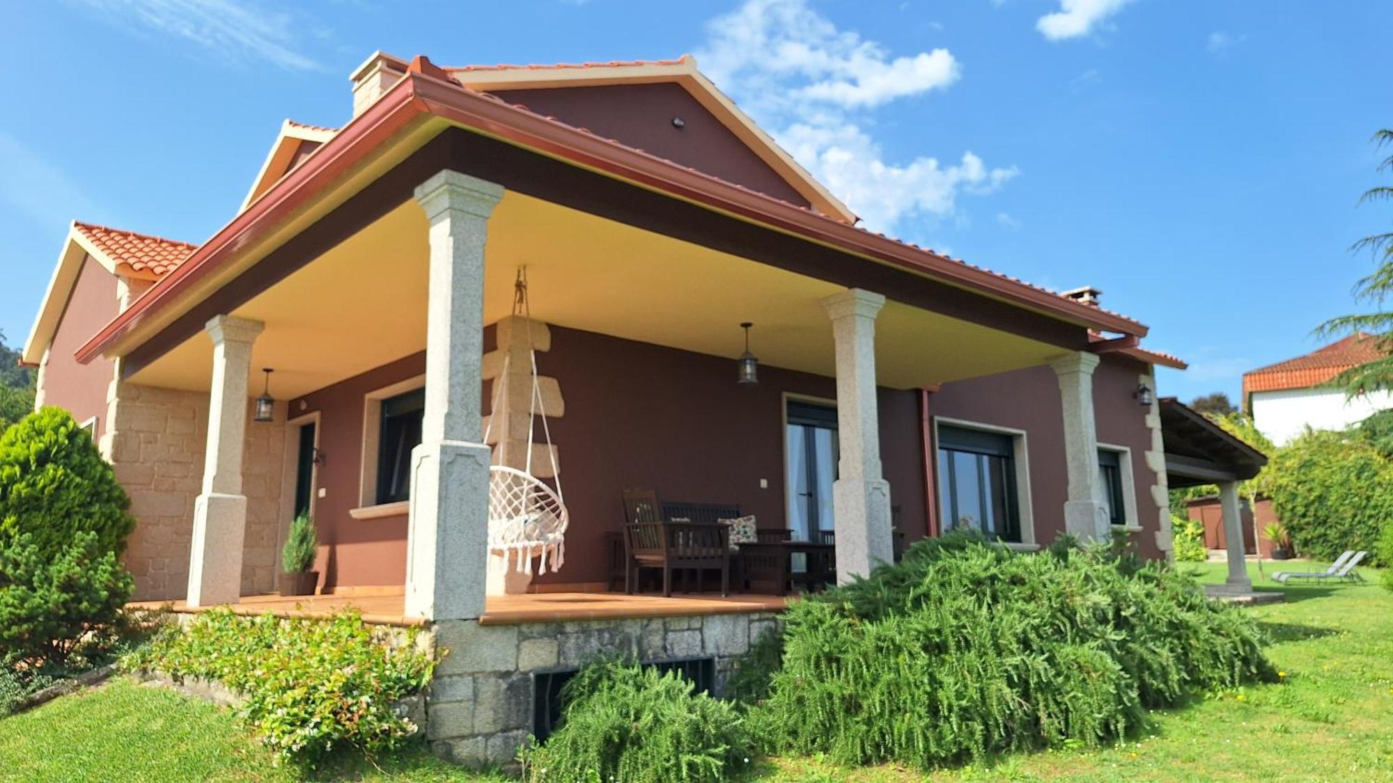 Chalet Rural 400 M Playa Piscina Barbacoa Chimenea Буэу Экстерьер фото